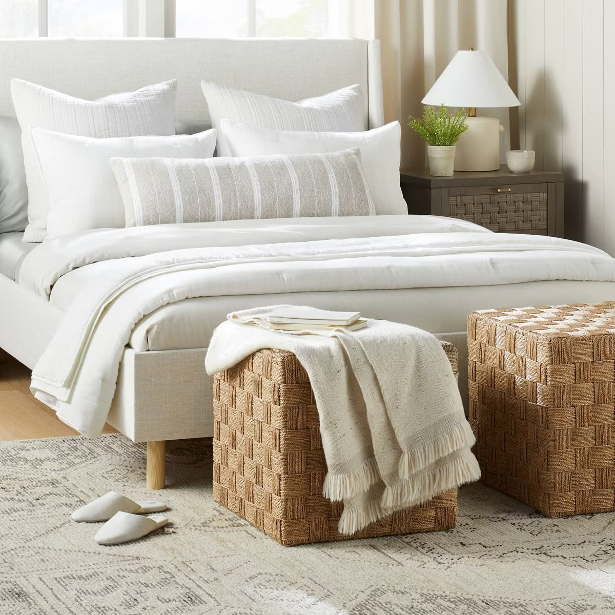 Lynwood Checkerboard Woven Cube