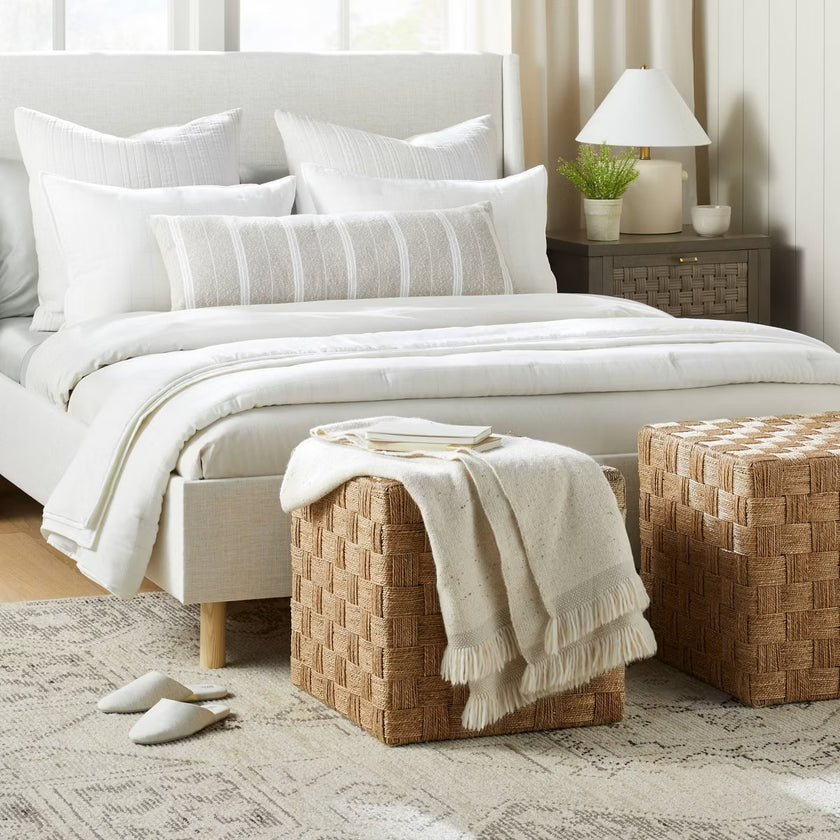 Lynwood Checkerboard Woven Cube