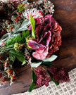 Velour Bloom Artificial Floral Arrangement (15 stems)