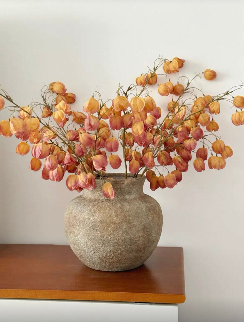 Amber Branch Everlasting Floral Arrangement and Vase Set