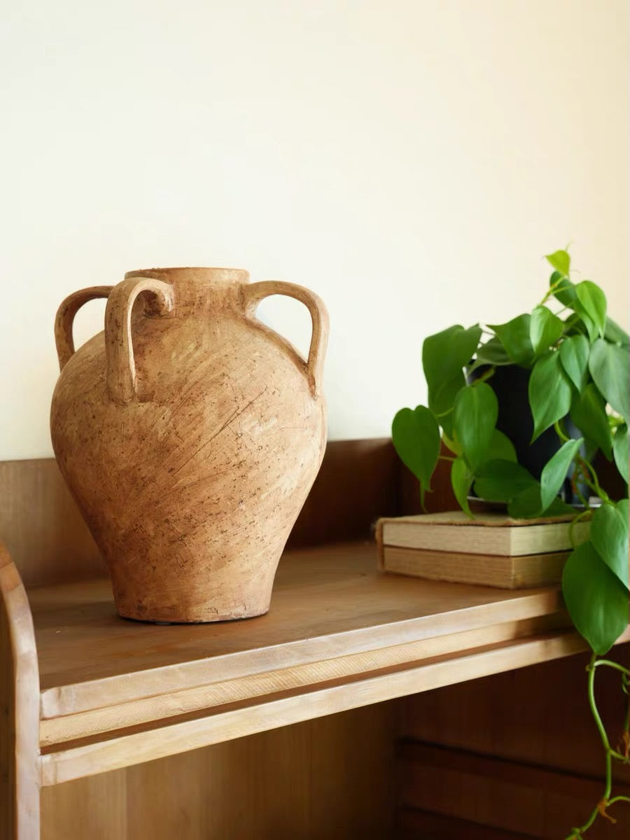 Terra Amphora Ceramic Vase