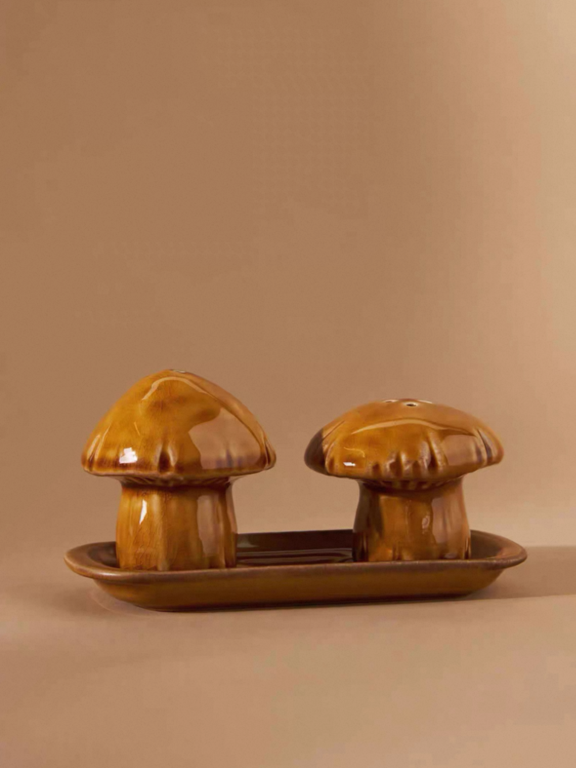 Autumn Monroe Butter Dish and Salt Pepper Shakers
