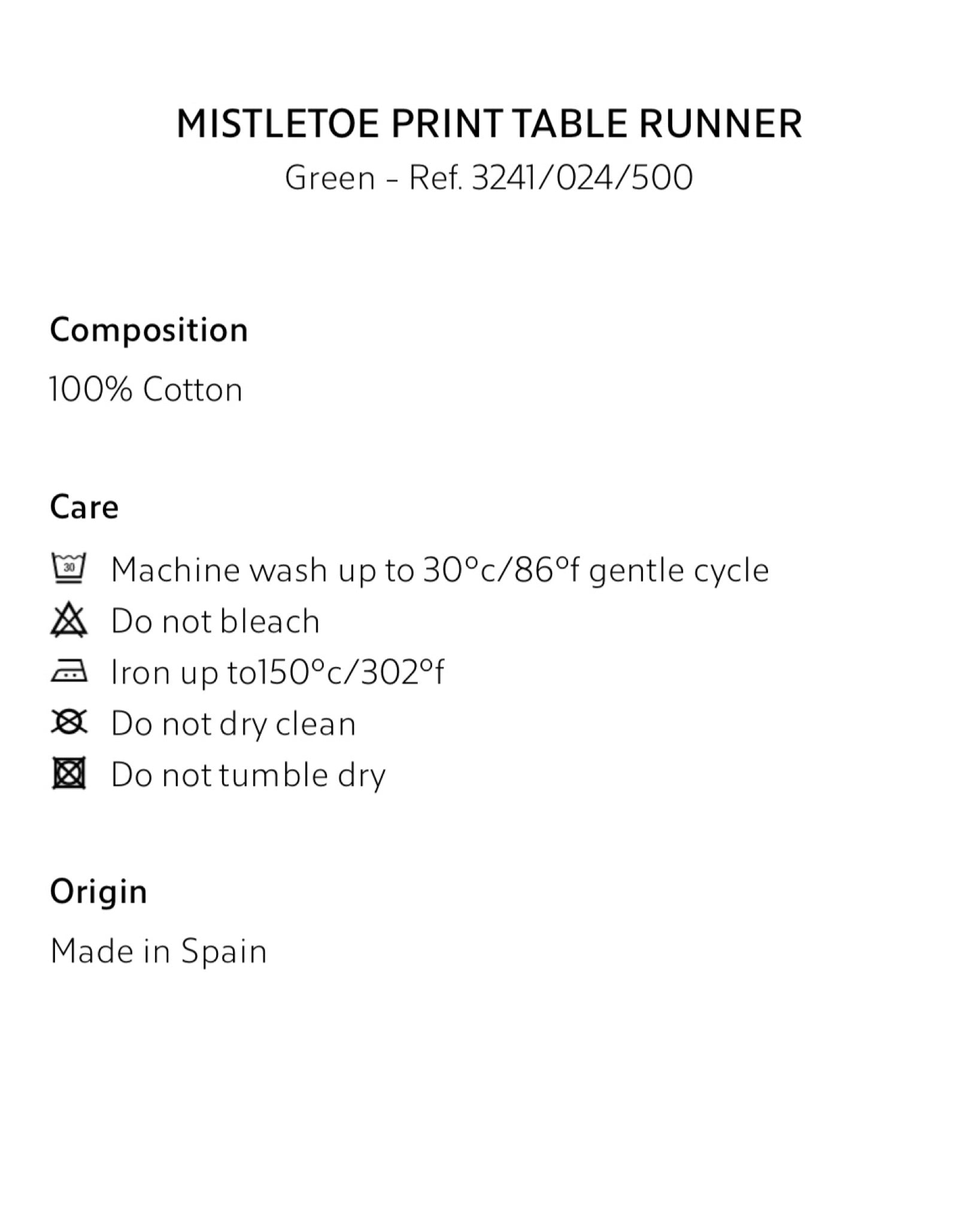 Floral Check Table Runner (50 cm x 160 cm)