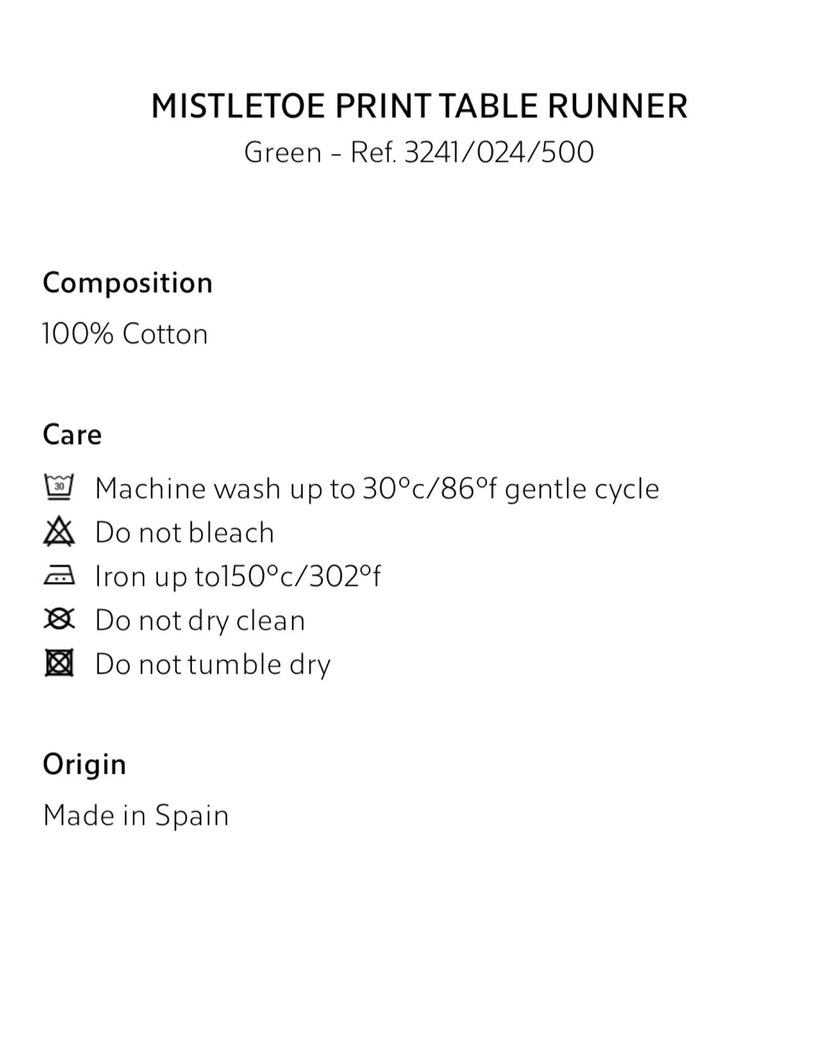 Floral Check Table Runner (50 cm x 160 cm)