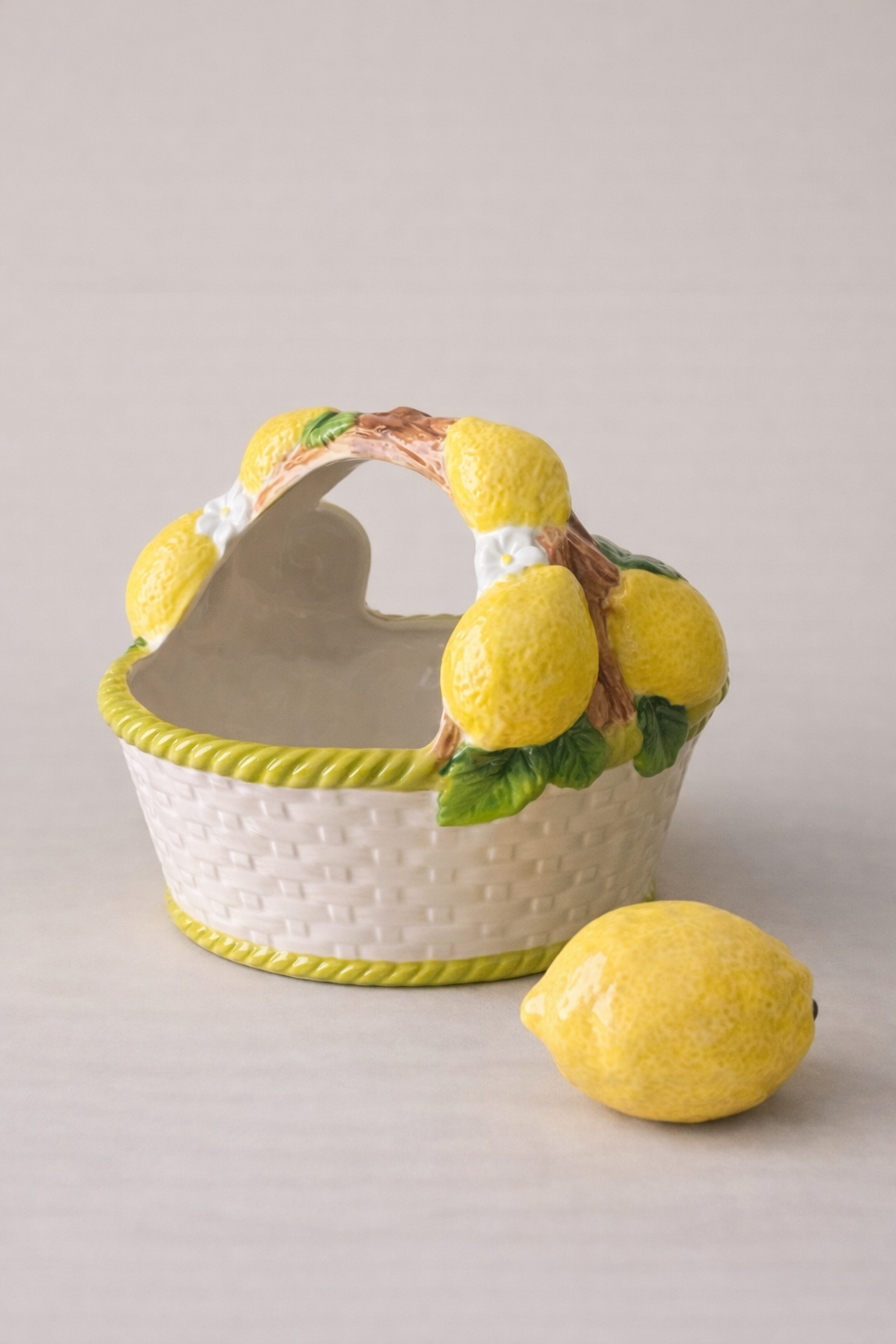 Lemon basket (Handpainted)