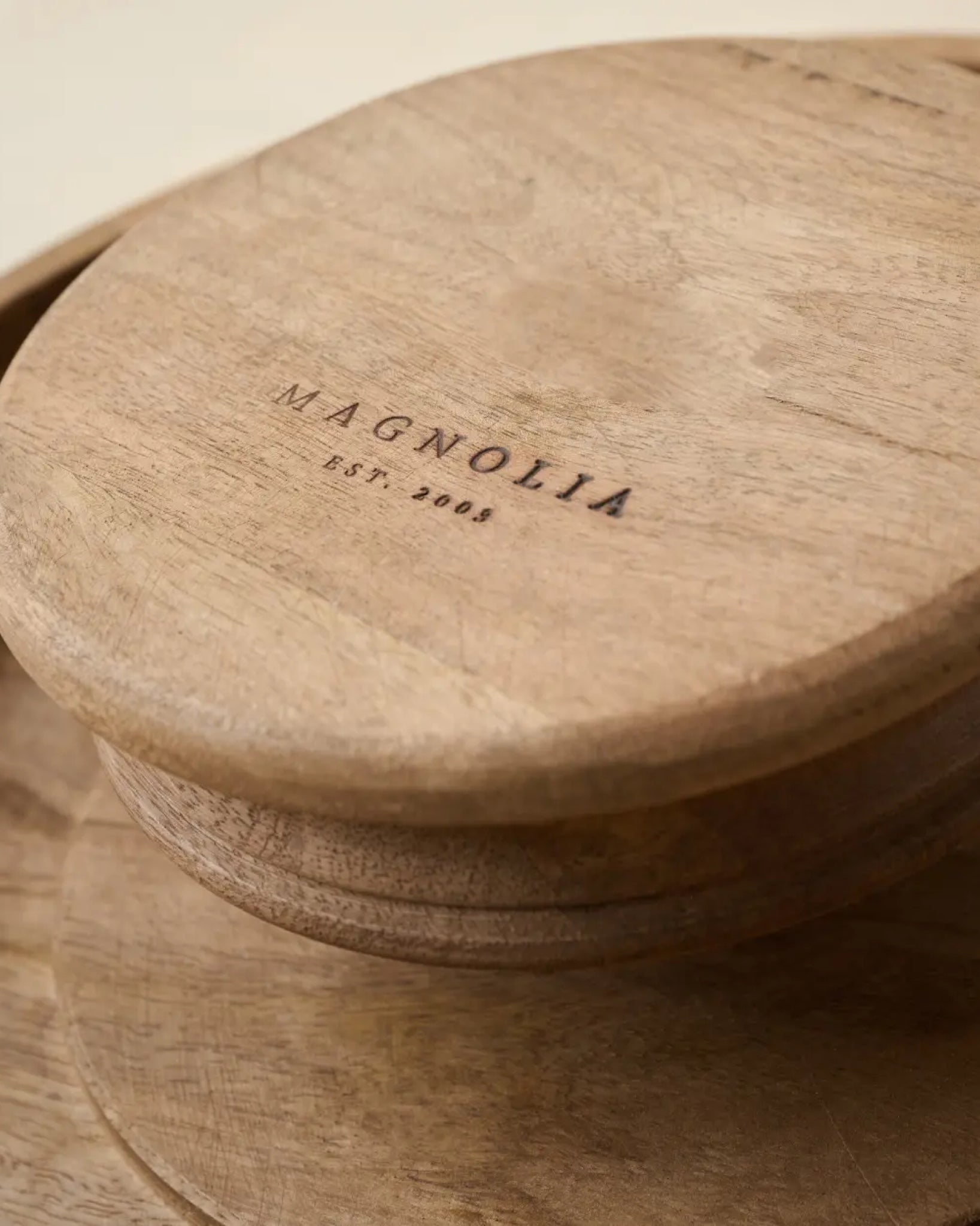 Mango Wood Petal Serving Stand