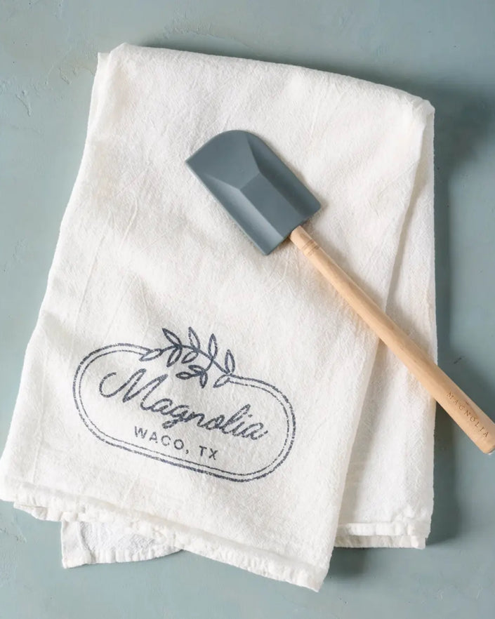 Laurel Leaf Border Tea Towel