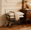 French Vintage Élodie Stool Ottoman