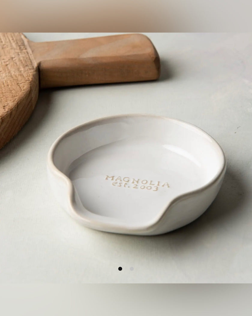 White Magnolia Est. Spoon Rest