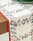 Floral Check Table Runner (50 cm x 160 cm)