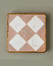 Everett Checkered Marble Trivet