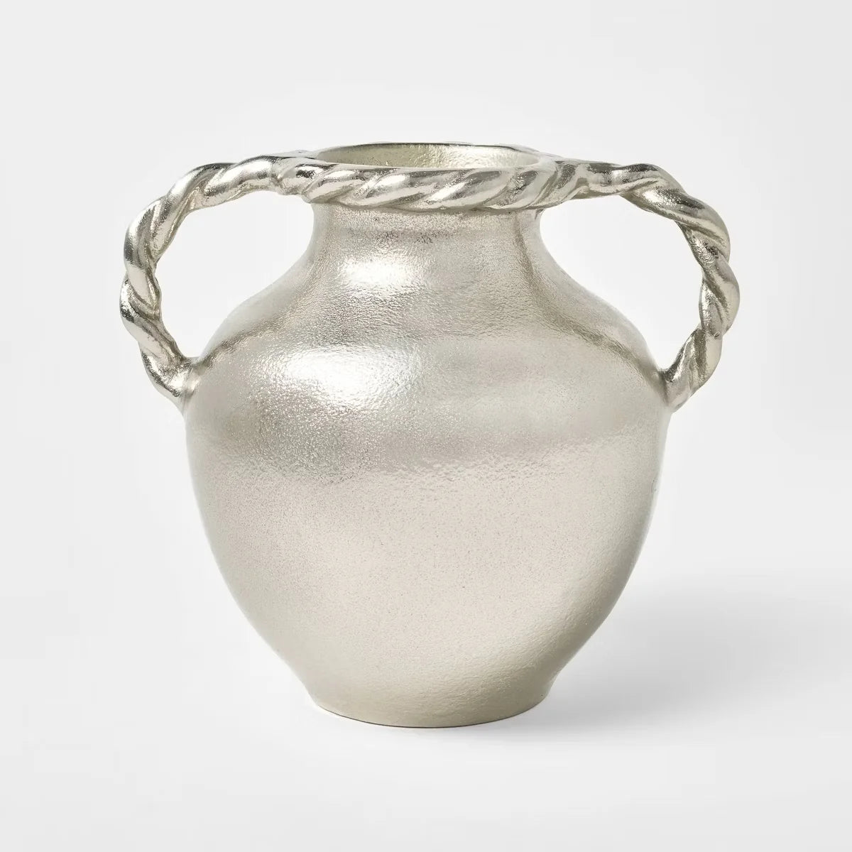 Handled Vase Silver