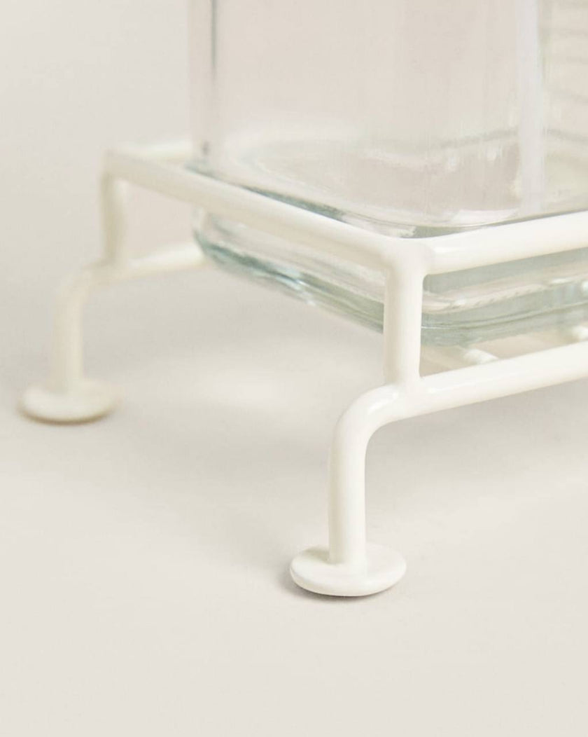 Double Dispenser With Stand (Cream)