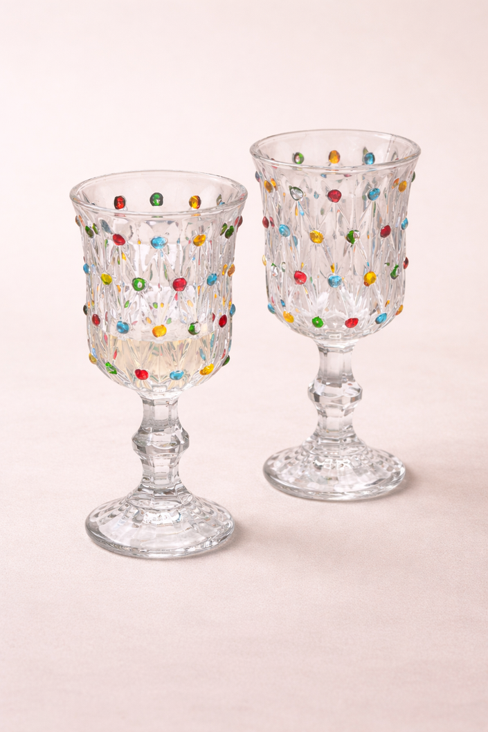 The Heritage Goblet Tall Glasses Set of 4/6/8