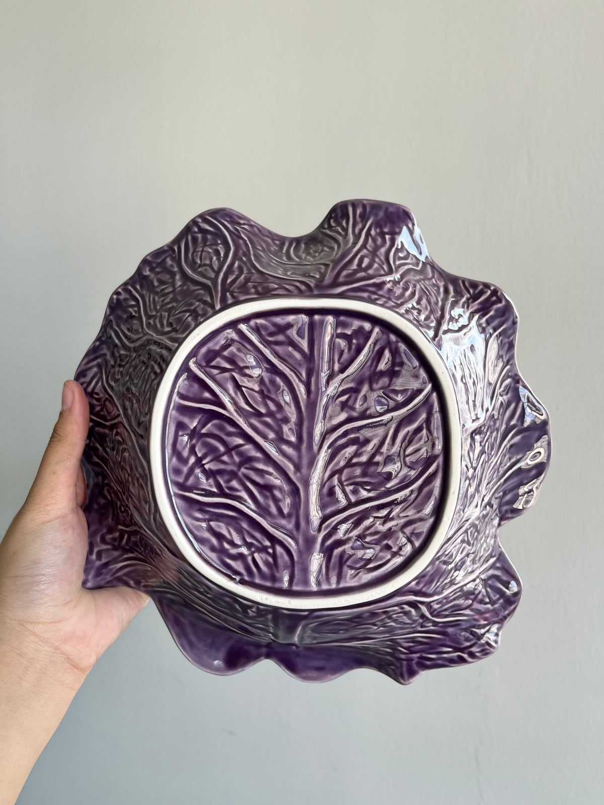 [Imperfect] Violet Cabbage Concave Leaf