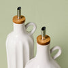 10oz 2pc Stoneware Oil and Vinegar Set Sour Cream