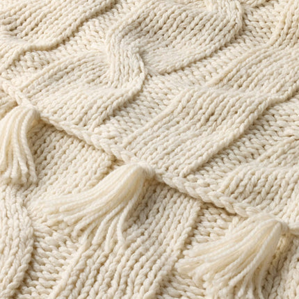 Oversized Cozy Knit Throw Blanket