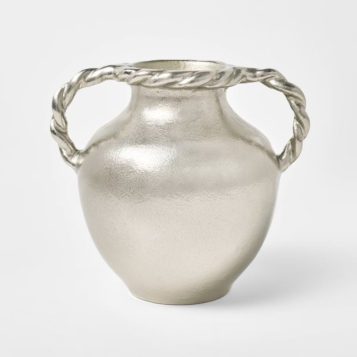 Handled Vase Silver
