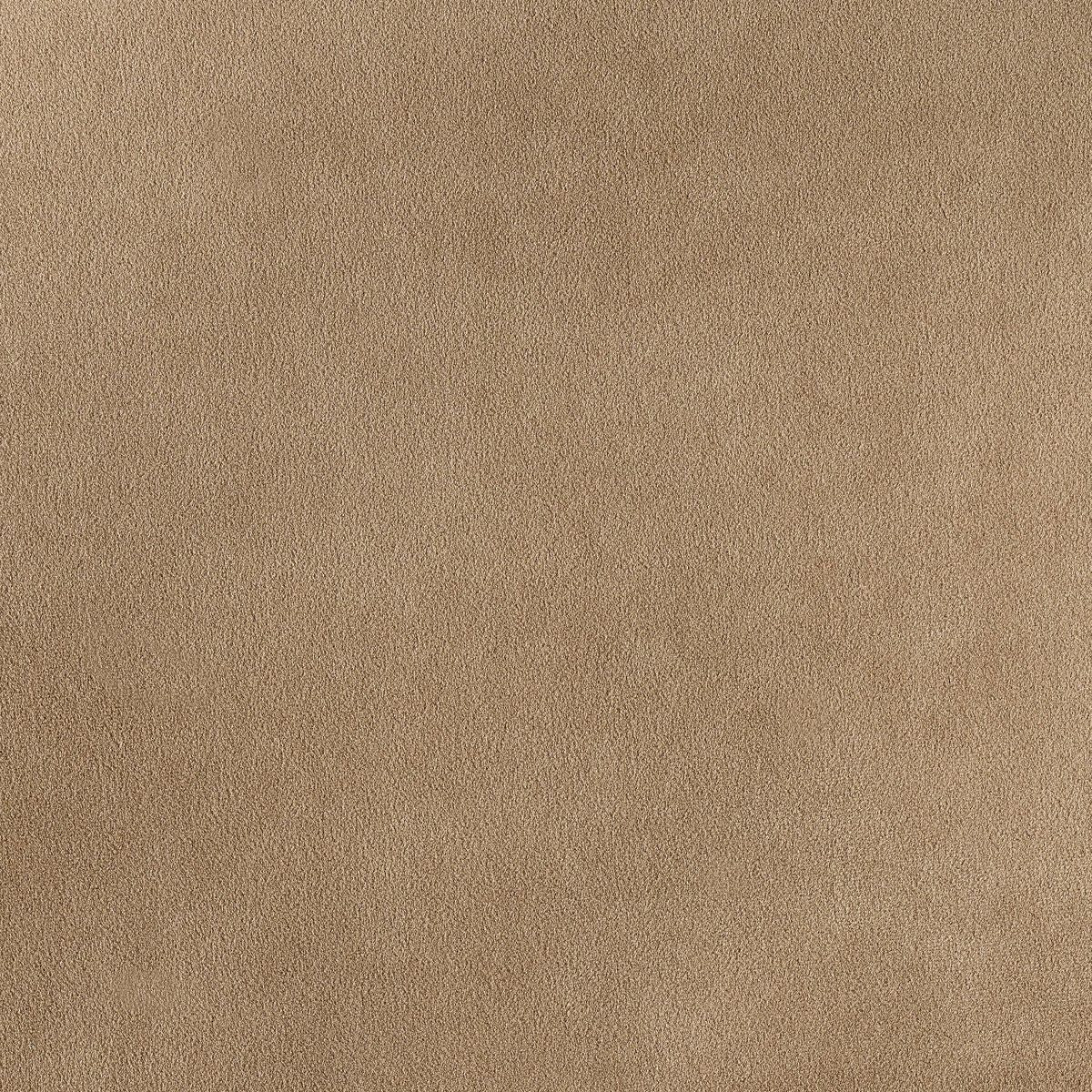 Square Velvet Ottoman Tan