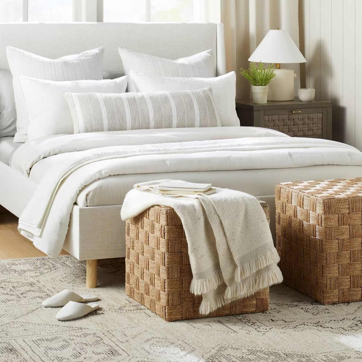 Lynwood Checkerboard Woven Cube