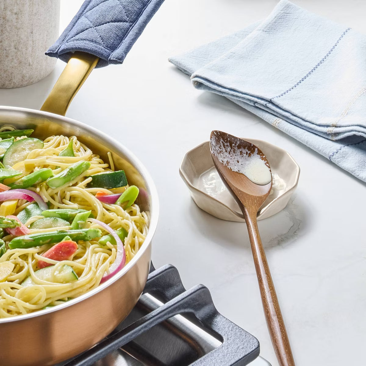 Stoneware Spoon Rest Sour Cream