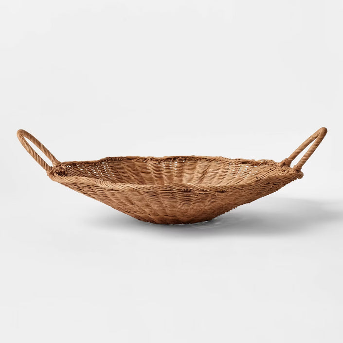 Scallop Woven Shallow Bowl