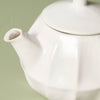 25 fl oz Stoneware Teapot Sour Cream