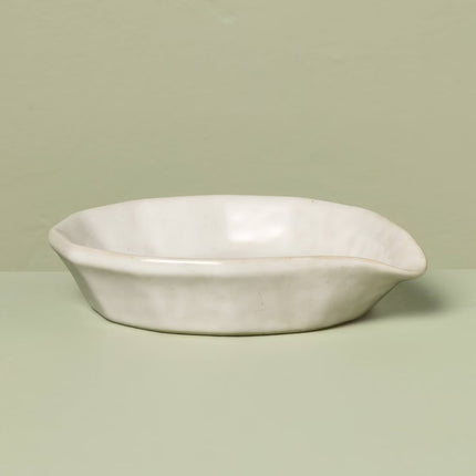 Stoneware Spoon Rest Sour Cream