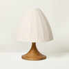 Wood Trumpeted Table Lamp