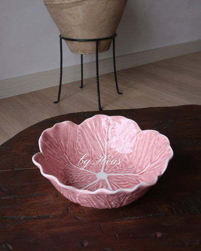 Pink Cabbage Serving Bowl