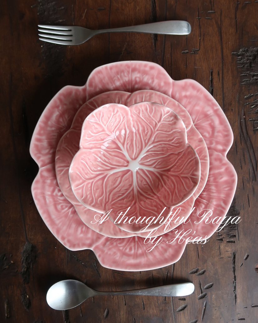 Pink Cabbage Serving Bowl