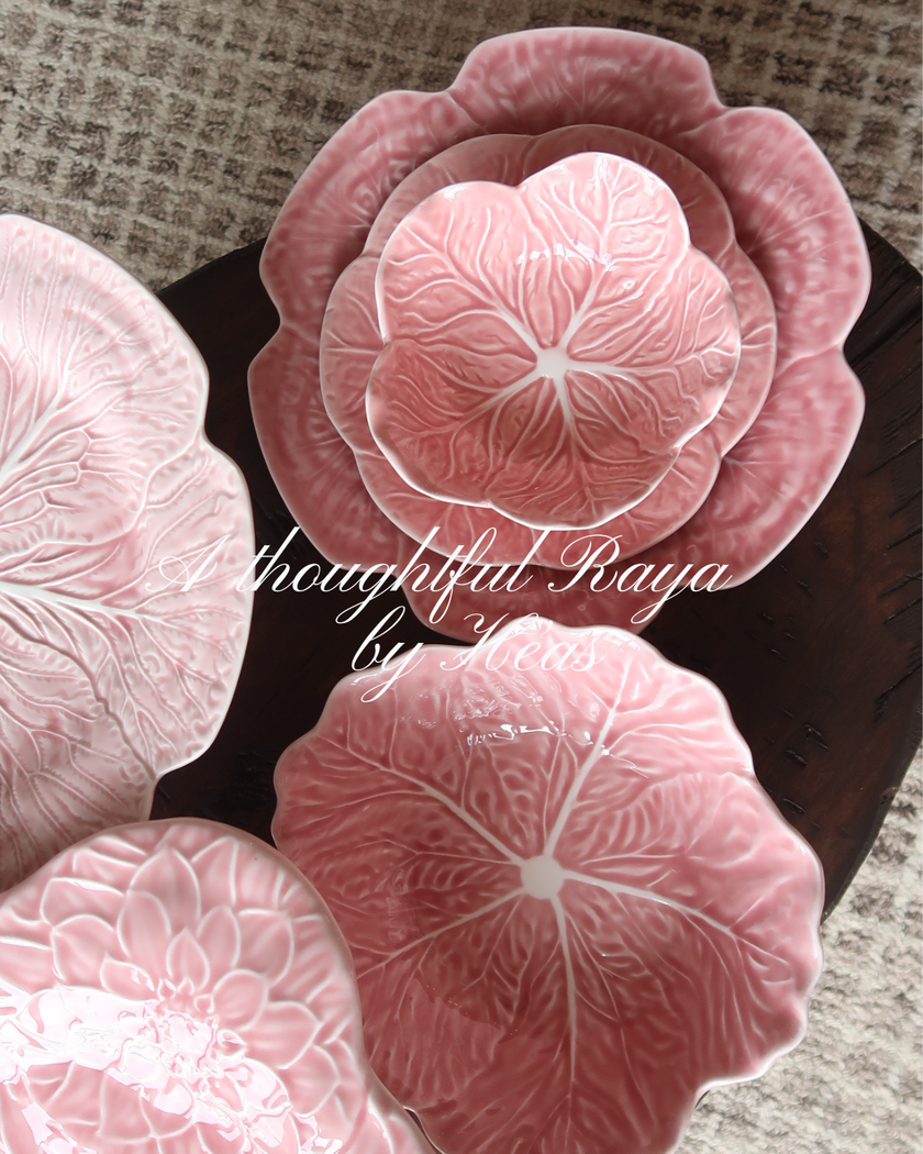 Pink Cabbage Serving Bowl