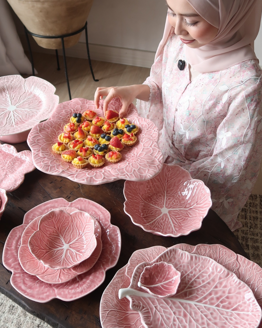 Pink Cabbage 6 Pax Set (18 Pieces)