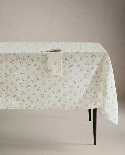Soft Floral Tablecloth (6-8 pax)