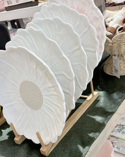 White Diana Petal Dinner Plate 27cm