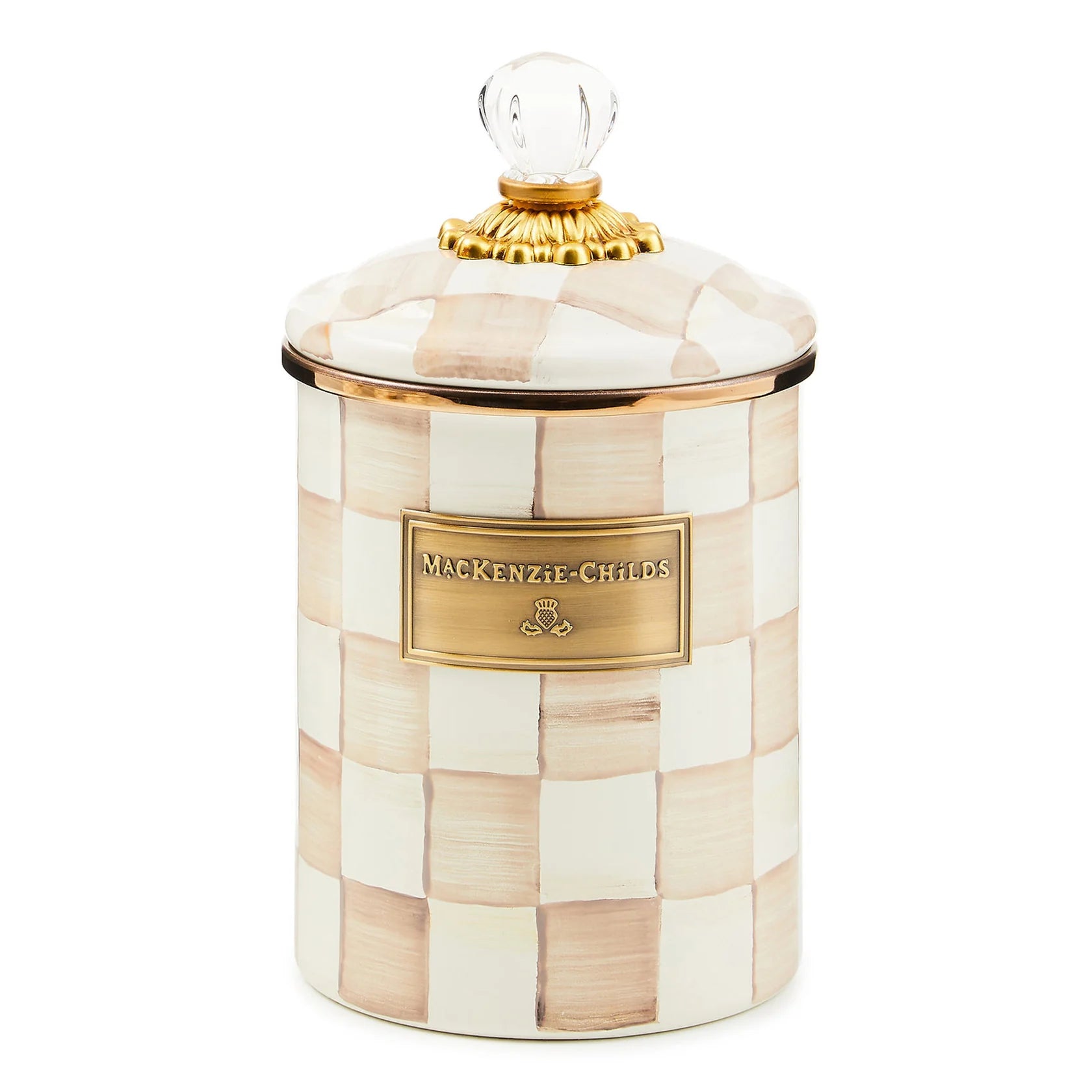 Mocha Enamel Canister (Medium)