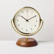 Brass and Wooden Base Clock