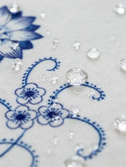 Blue Botanique Waterproof Placemats