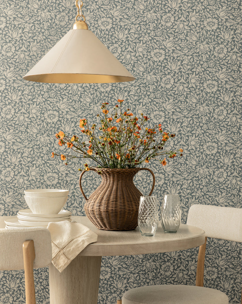 Abigail Rattan Vase with Handles