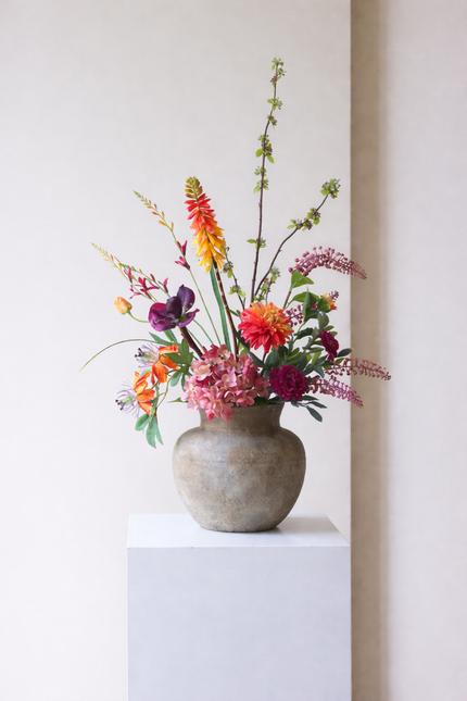 Solara Muse Everlasting Floral Arrangement and Vase Set