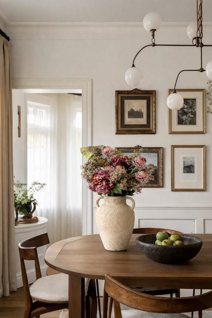 Velour Bloom Artificial Floral Arrangement (15 stems)