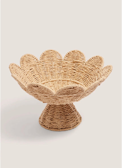 Daisy Woven Scallop Bowl