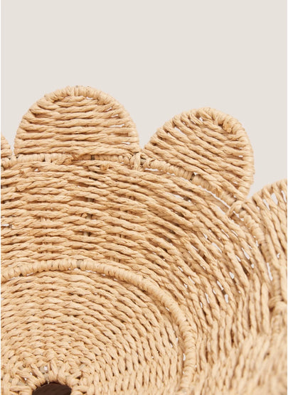 Daisy Woven Scallop Bowl