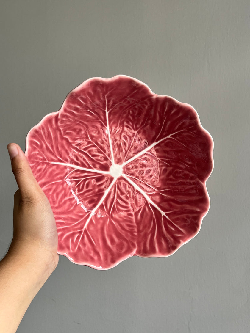 [Imperfect] Pink Cabbage Serving Bowl