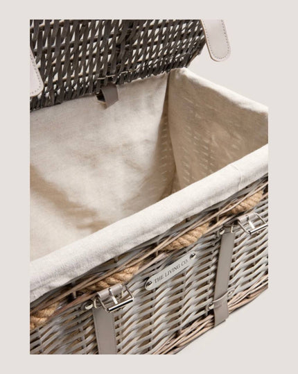 The Living CO Split Basket Storage Willow Trunk Set