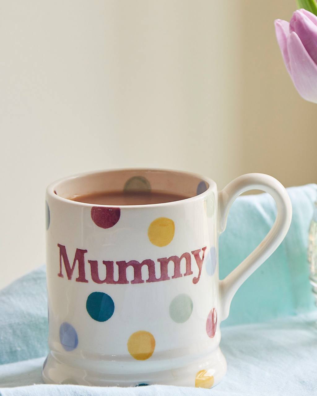 Polka Dot Mummy Mug