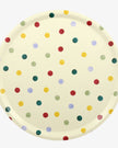 Polka Dot Round Birch Tray