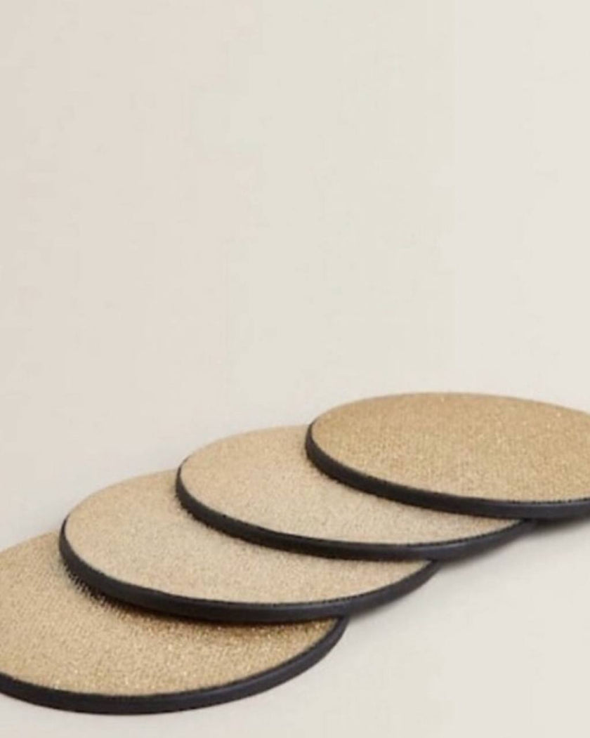 Zara Home Gold Coasters Set of 8