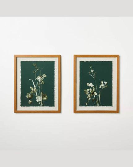 (Set of 2) 40cm x 50cm Orchid Flowers Framed Wall Art