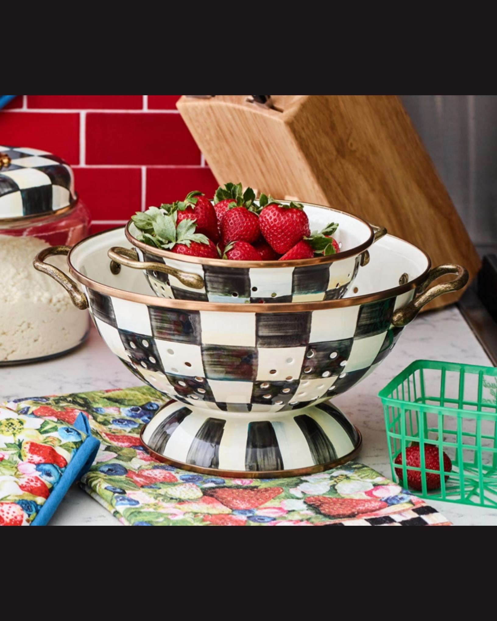 Courtly Check Large Colander